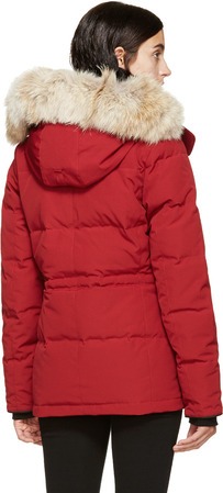 canada goose chelsea parka red