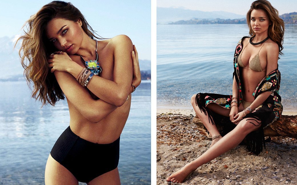 Миранда Керр сфотографировалась для испанского Elle. Изображение № 6.