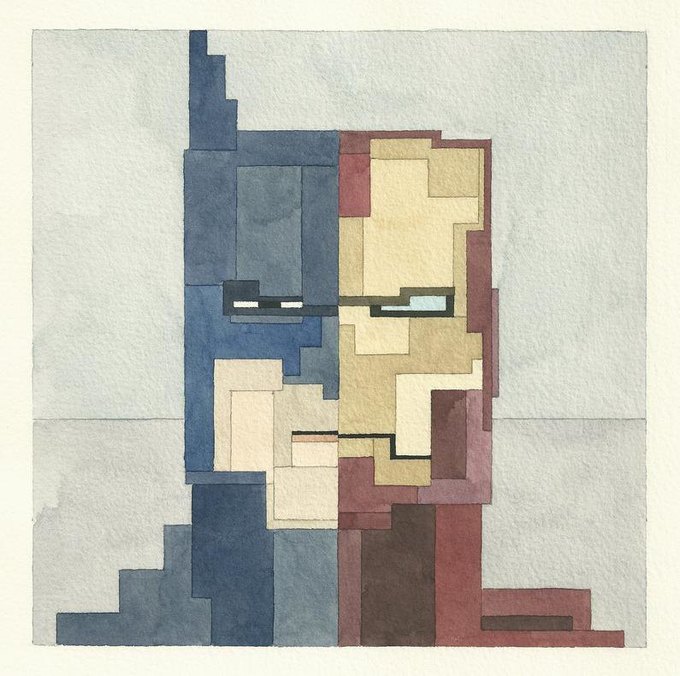 Адам Листер: Иконы поп-культуры в 8-битной живописи. Изображение № 1.