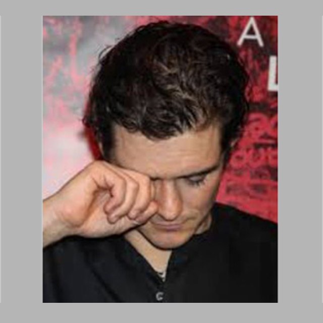 Бибер продемонстрировал фото плачущего Орландо Блума. Изображение № 1.