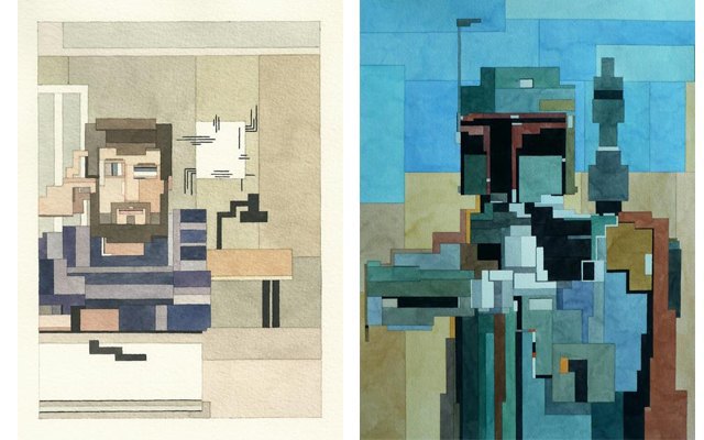 Адам Листер: Иконы поп-культуры в 8-битной живописи. Изображение № 15.