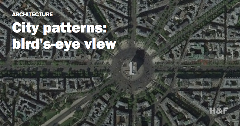 City patterns: bird's-eye view