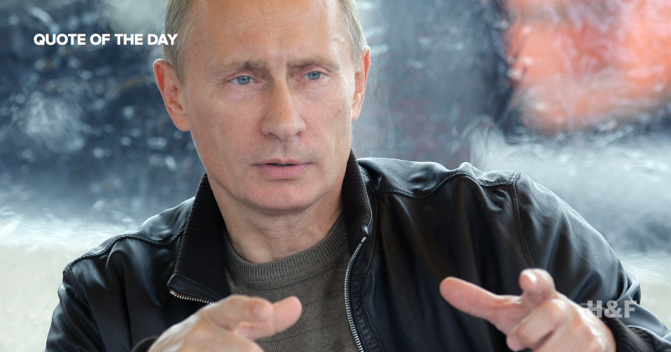 Vladimir Putin regrets "nothing" because God