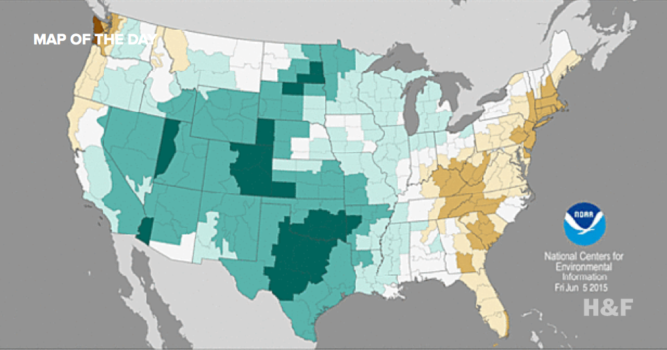 May was the wettest month in the recorded history of US