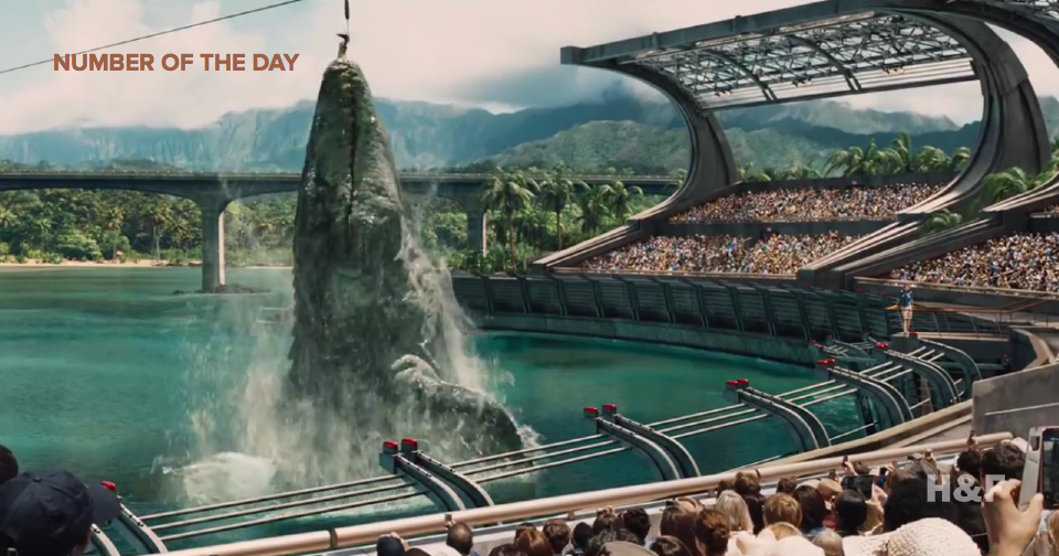 "Flabby" but "impressive" 'Jurassic World' beats box office record