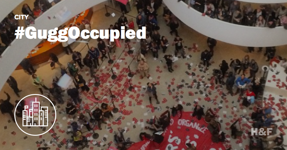#GuggOccupied: Protestors occupy the Guggenheim over Abu Dhabi labor practices, museum closes
