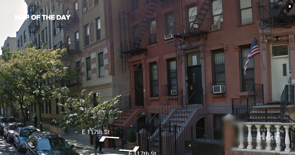 This map shows Manhattan's lack of affordable neighborhoods