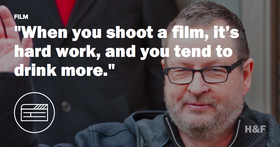 Lars Von Trier is drinking, working again
