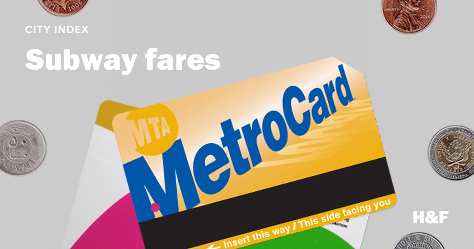What are the subway fares around the world?