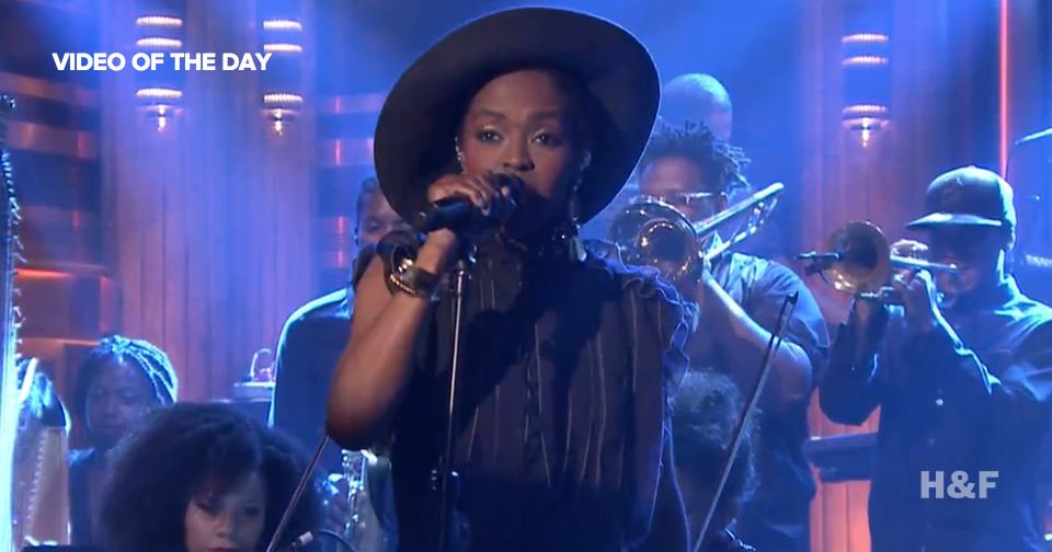 Lauryn Hill covers Nina Simone's "Feeling Good" on The Tonight Show