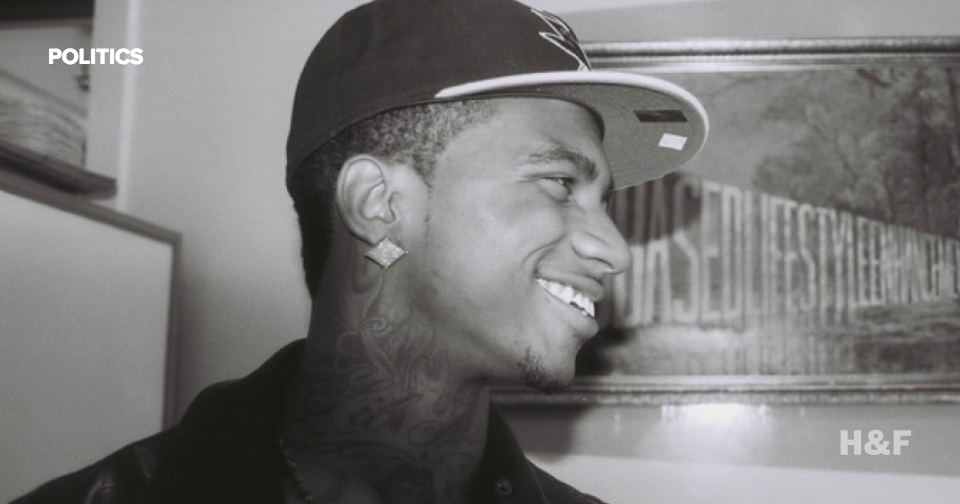 Which 2016 US presidential candidates follow rappers on Twitter?