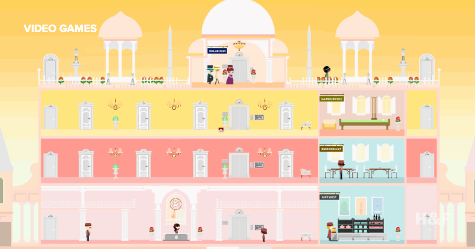 Be the lobby boy in 'The Grand Budapest Hotel' video game