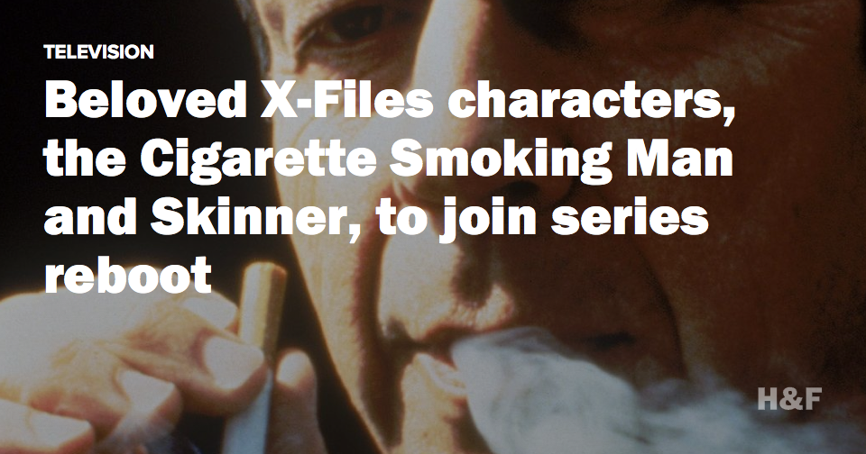 Beloved X-Files characters, the Cigarette Smoking Man and Skinner, to join series reboot