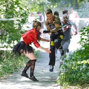 Забег зомби в «Сокольниках» — Фоторепортаж на The Village