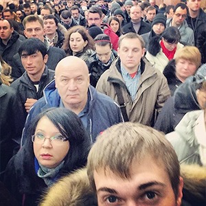Коллапс в московском метро в снимках Instagram — Ситуация на The Village