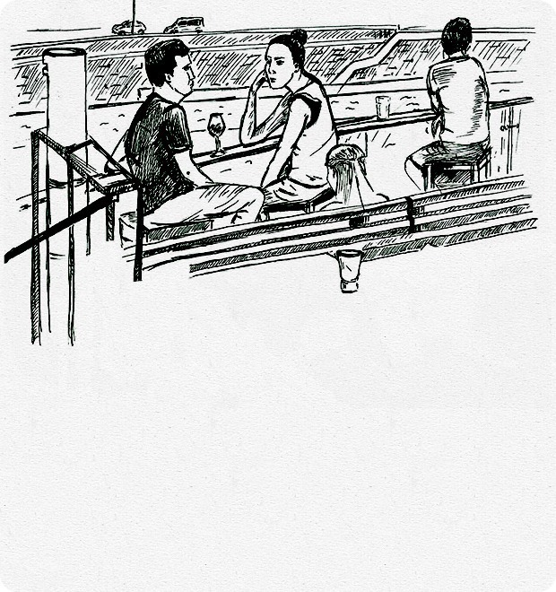 Клуб рисовальщиков: Бар «Стрелка» — Клуб рисовальщиков translation missing: ru.desktop.posts.titles.on The Village