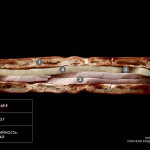 Составные части: «Роял флэт брэд» с индейкой из Dunkin' Donuts — Составные части translation missing: ru.desktop.posts.titles.on The Village
