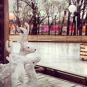 Первые Instagram-снимки катка в парке Горького — Галереи translation missing: ru.desktop.posts.titles.on The Village