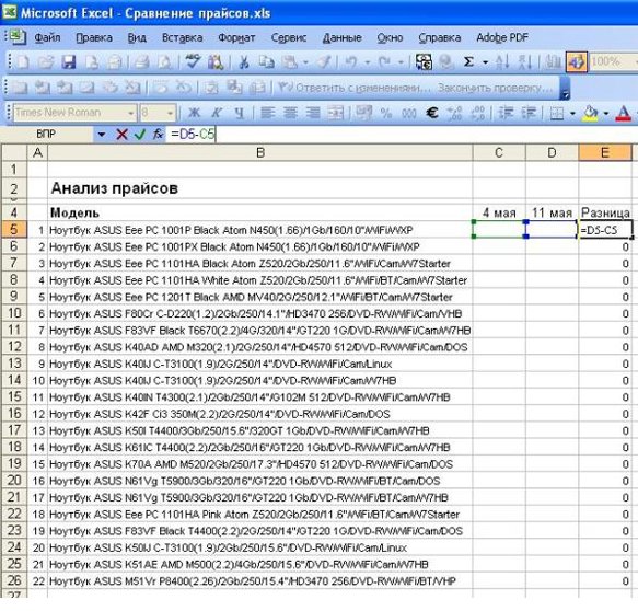 Как сделать прайсы в excel Как сделать прайсы в excel