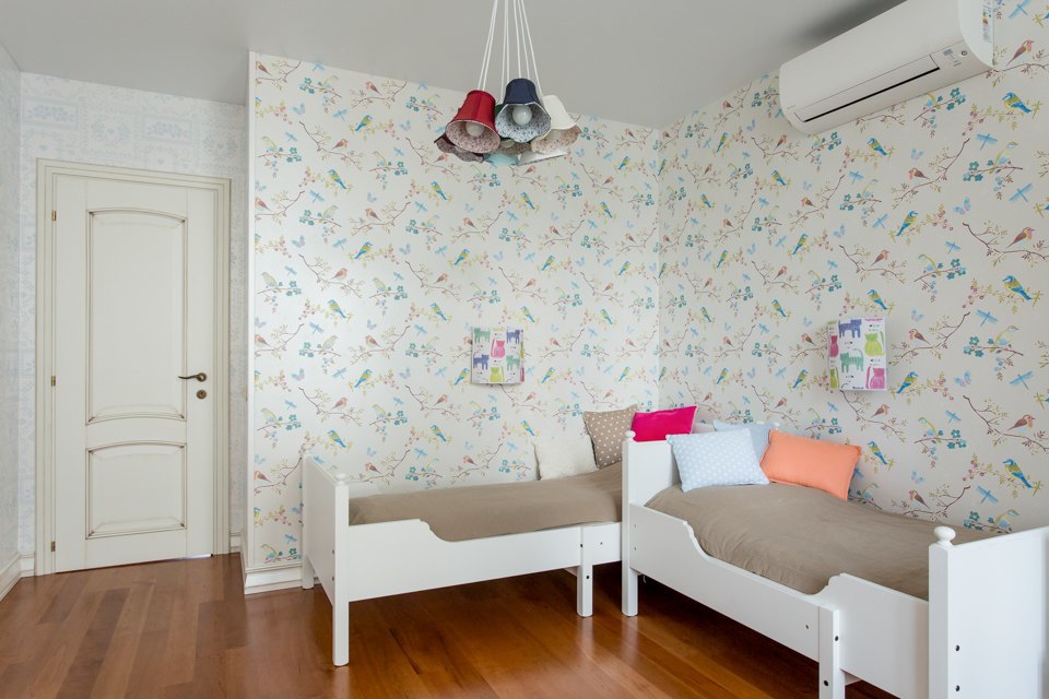 Большая квартира для семьи на «Нагатинской» с кабинетом и лимонной ...