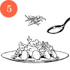 Рецепты шефов: Цитрусовый салат с гребешками. Изображение № 7.