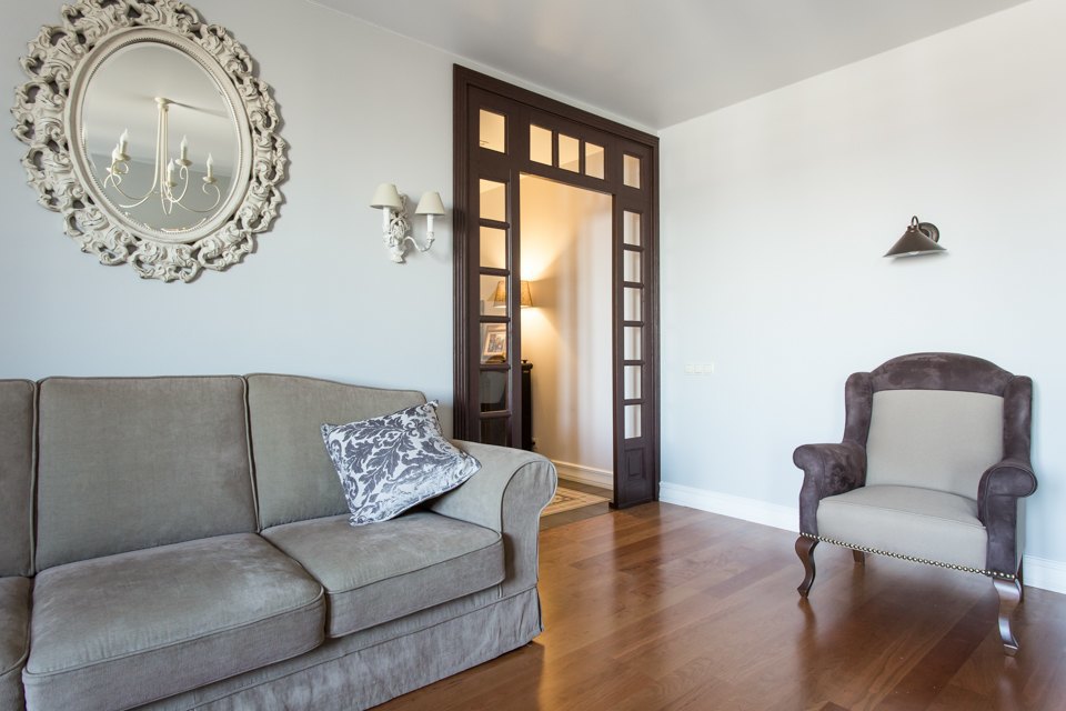 Большая квартира для семьи на «Нагатинской» с кабинетом и лимонной ...