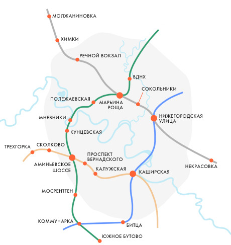 Московское транспортное кольцо схема 26