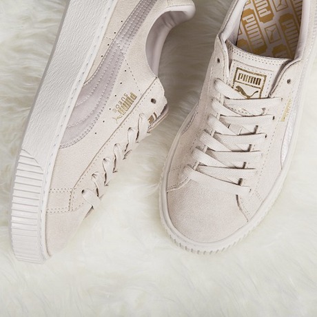 puma suede platform