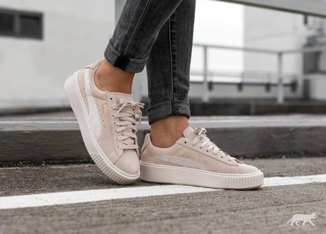 puma suede platform